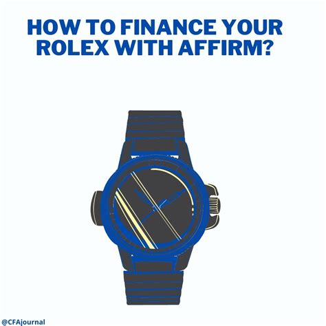 buy a Rolex with affirm